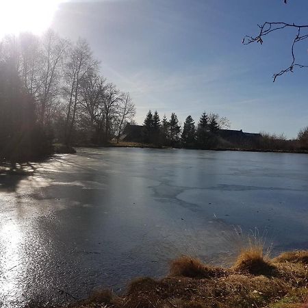 Fermette Typique Auvergnate Dans Son Ecrin D'Eau Et De Verdure Saint-Donat Kültér fotó