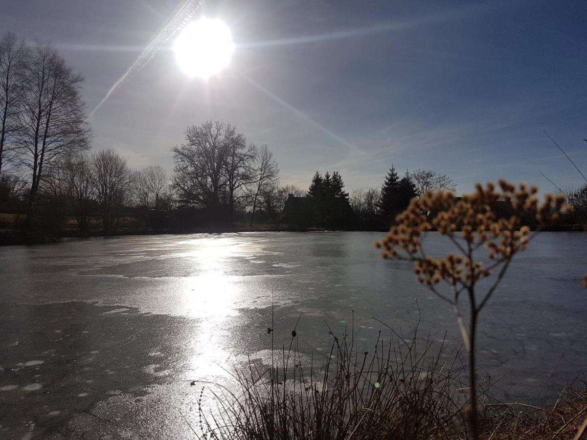Fermette Typique Auvergnate Dans Son Ecrin D'Eau Et De Verdure Saint-Donat Kültér fotó